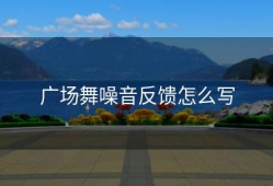 广场舞噪音反馈怎么写