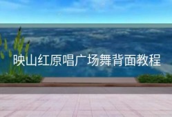 映山红原唱广场舞背面教程