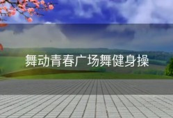 舞动青春广场舞健身操