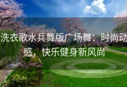 洗衣歌水兵舞版广场舞：时尚动感，快乐健身新风尚