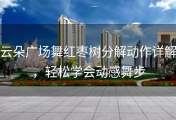 云朵广场舞红枣树分解动作详解，轻松学会动感舞步