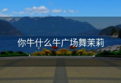 你牛什么牛广场舞茉莉