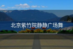 北京紫竹院静静广场舞