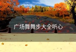 广场舞舞步大全听心