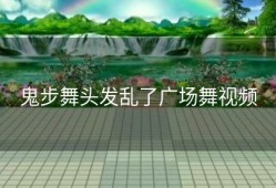 鬼步舞头发乱了广场舞视频