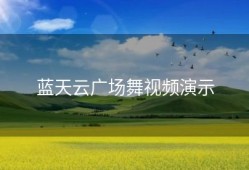 蓝天云广场舞视频演示