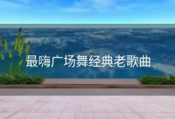 最嗨广场舞经典老歌曲