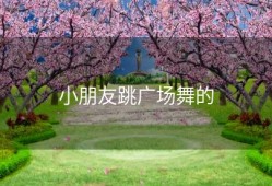 小朋友跳广场舞的