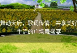 舞动天府，歌词传情：共享美好生活的广场舞盛宴
