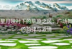 星月映衬下的草原之风：广场舞的韵律与激情