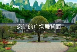 恋尚的广场舞背面