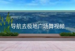 导航去极地广场舞视频