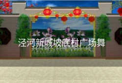 泾河新城坡底村广场舞