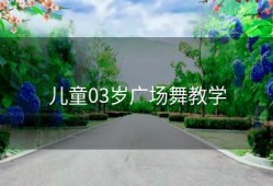 儿童03岁广场舞教学