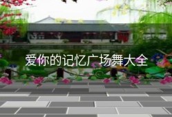 爱你的记忆广场舞大全