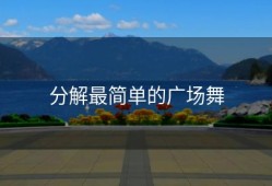 分解最简单的广场舞
