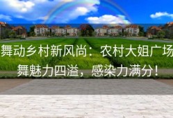 舞动乡村新风尚：农村大姐广场舞魅力四溢，感染力满分！