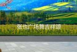张也广场舞吉祥颂