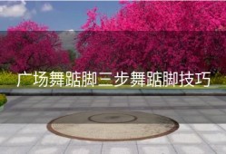 广场舞踮脚三步舞踮脚技巧