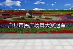 户县市民广场舞大赛冠军