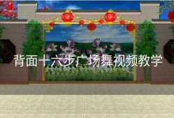 背面十六步广场舞视频教学