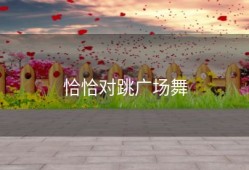 恰恰对跳广场舞