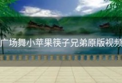 广场舞小苹果筷子兄弟原版视频