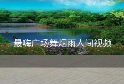 最嗨广场舞烟雨人间视频