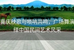 喜庆秧歌与唢呐共鸣，广场舞演绎中国民间艺术风采