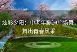 炫彩夕阳：中老年蹦迪广场舞，舞出青春风采