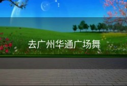 去广州华通广场舞