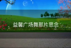 益馨广场舞那片思念