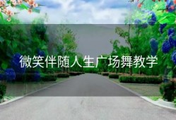 微笑伴随人生广场舞教学