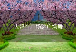 大妈在广场跳广场舞