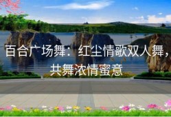 百合广场舞：红尘情歌双人舞，共舞浓情蜜意