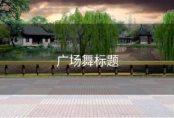 广场舞标题