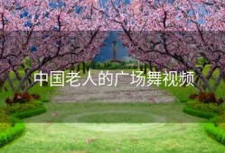 中国老人的广场舞视频