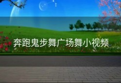 奔跑鬼步舞广场舞小视频
