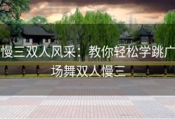 慢三双人风采：教你轻松学跳广场舞双人慢三