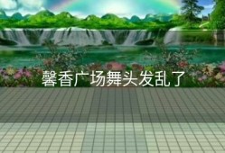 馨香广场舞头发乱了