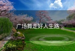 广场舞走好人生路