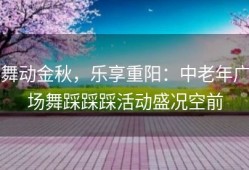 舞动金秋，乐享重阳：中老年广场舞踩踩踩活动盛况空前