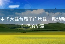 中华大舞台扇子广场舞：舞动新时代的华章