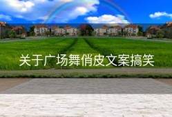 关于广场舞俏皮文案搞笑