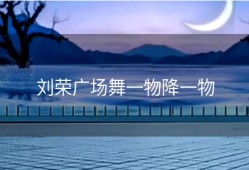刘荣广场舞一物降一物