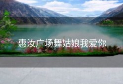 惠汝广场舞姑娘我爱你