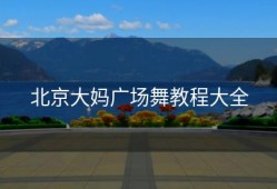 北京大妈广场舞教程大全