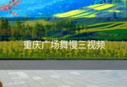 重庆广场舞慢三视频