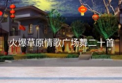 火爆草原情歌广场舞二十首