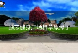 励志健身广场舞草原绿了